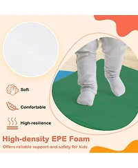 Costway 7 Pcs Lightweight Foam Corner Climber Toddlers Colorful Climbing Toys with Epe Foam