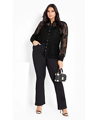 Avenue Women's Jade Lace Shirt