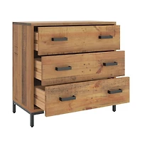 Chest of Drawers 29.5"x13.8"x27.6" Solid Wood Pine