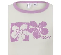 Roxy Girls 7-16 Paradise Ringer Short-Sleeve T-Shirt