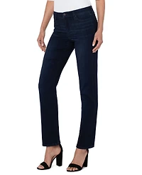 Liverpool Los Angeles Petite Kennedy Straight Leg Jeans