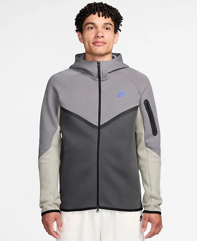 Nike Men's Tech Fleece Full-Zip Windrunner Logo Hoodie