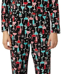 Hue Women's Waffle Fleece Pajama Set