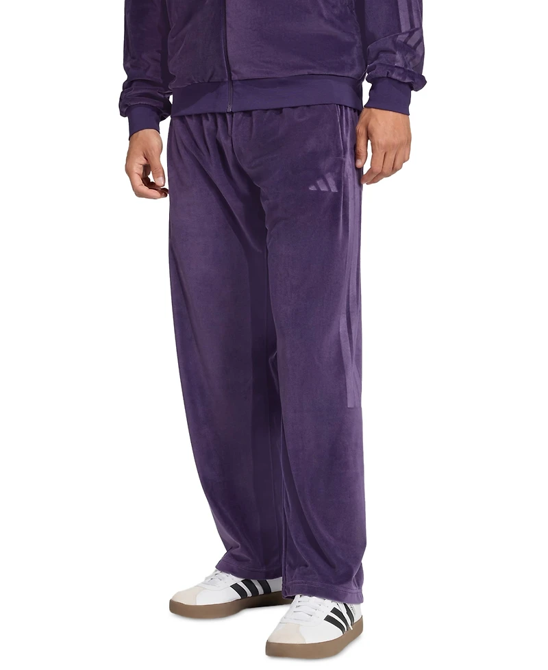 adidas Men's Relaxed-Fit Velour Tiro Track Pants
