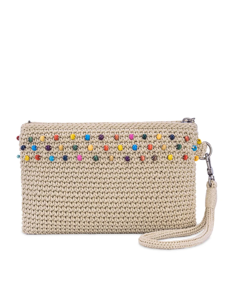 The Sak Vita Crochet Zip Top Wristlet