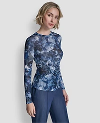 Dkny Women's Crewneck Long-Sleeve Top