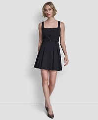 Dkny Women's Pleated Mini Skirt