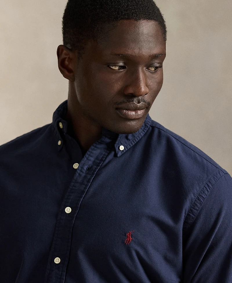 Polo Ralph Lauren Men's Big & Tall Classic Fit Long-Sleeve Oxford Shirt