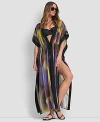 Dkny Women's Tie-Front Cover-Up Kaftan