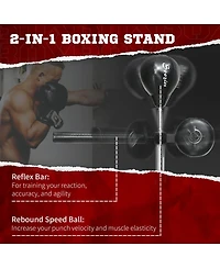Soozier Speed Bag Boxing Bag Sd Reflex Training Equipment