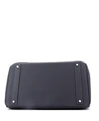 Pre-Owned HERMES Hac 40 Handbag Grey Togo with Palladium Hardware