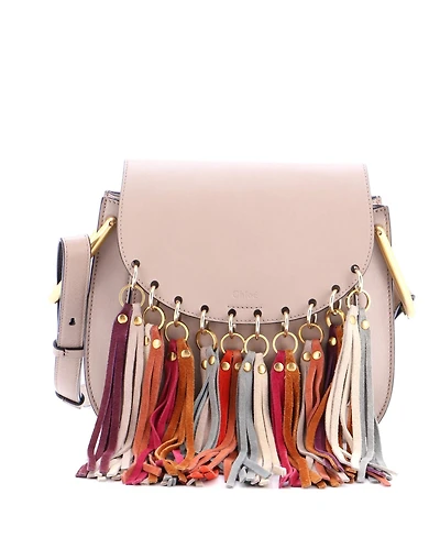Pre-Owned Chloe Small Multicolor Fringe Hudson Bag Leather
