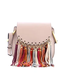 Pre-Owned Chloe Small Multicolor Fringe Hudson Bag Leather