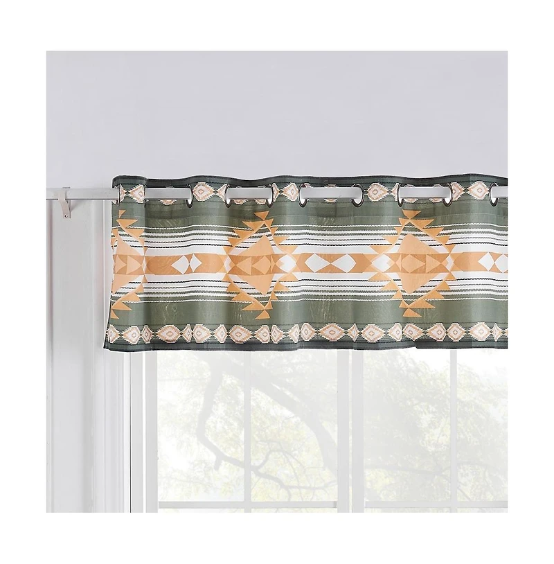 Greenland Home Fashions Zuma Window Valance - 84x16", Cactus