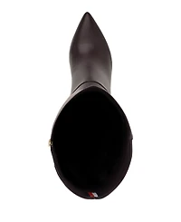 Tommy Hilfiger Women's Janyze Side Zip Pointed Toe Dress Boots