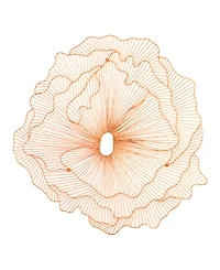 Phillips Collection Poppy Flower Large Copper Metal Wall Art