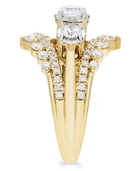 Macy's Diamond 3-Stone Ring (1 1/4 ct. t.w.) in 14k Yellow Gold