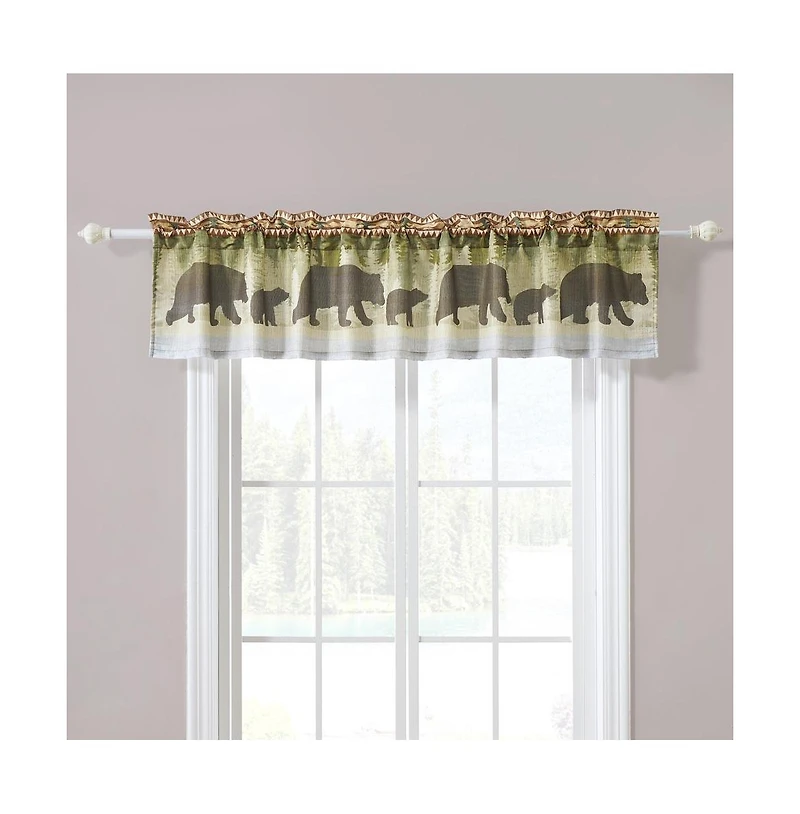 Greenland Home by The Lake Window Valance - 84x16+2", Natural