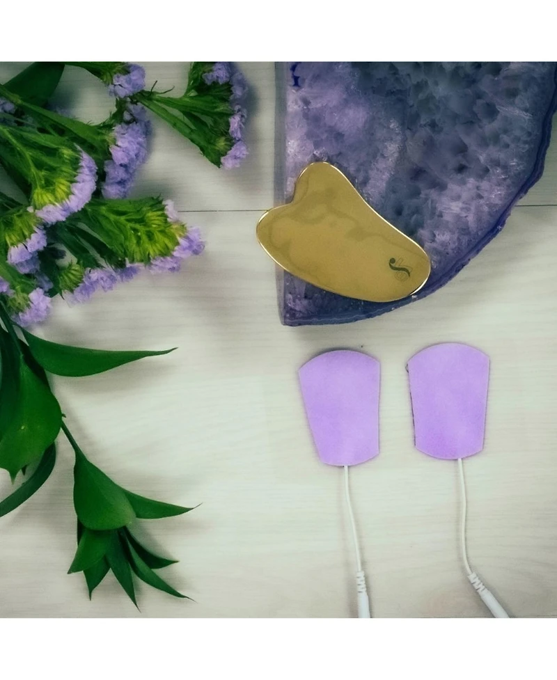 7E Wellness MyoLift Kansa Facial Gua Sha Tools, 2-Pc. Set