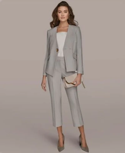 Donna Karan New York Womens One Button Blazer Straight Leg Pants