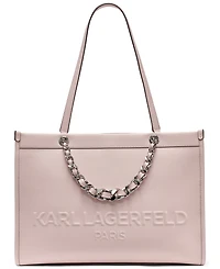 Karl Lagerfeld Paris Savoie Large Leather Tote Bag