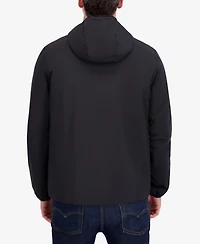 Nautica Men's Hooded Transitional Zip Front Jacket