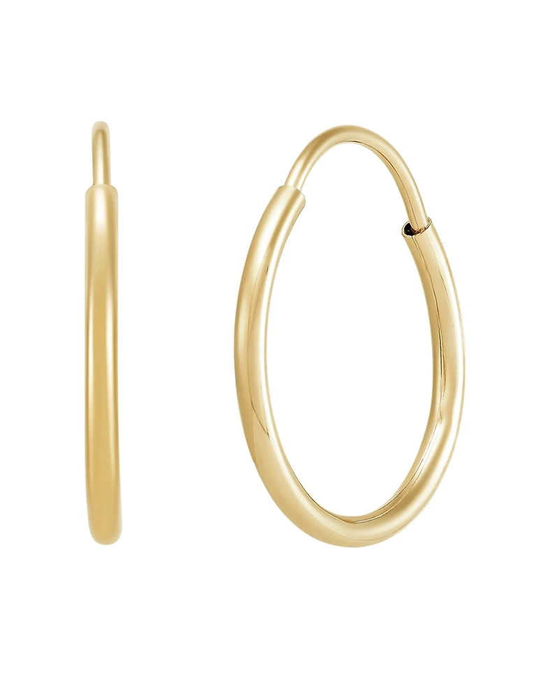 Macy's 2-Piece Stud and Hoop Earrings Set in 10k Yellow Gold