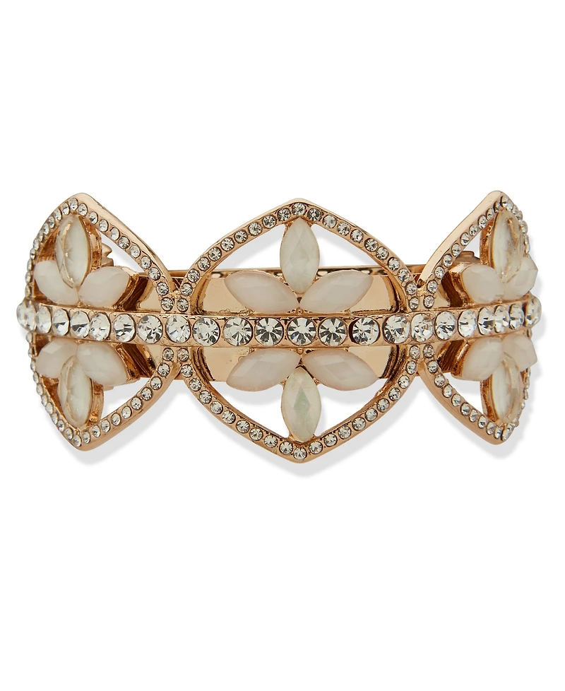 lonna & lilly Multi-Stone Gold-Tone Cluster Barrette