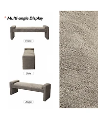 Hulala Home Modern Roland Upholstered Bench