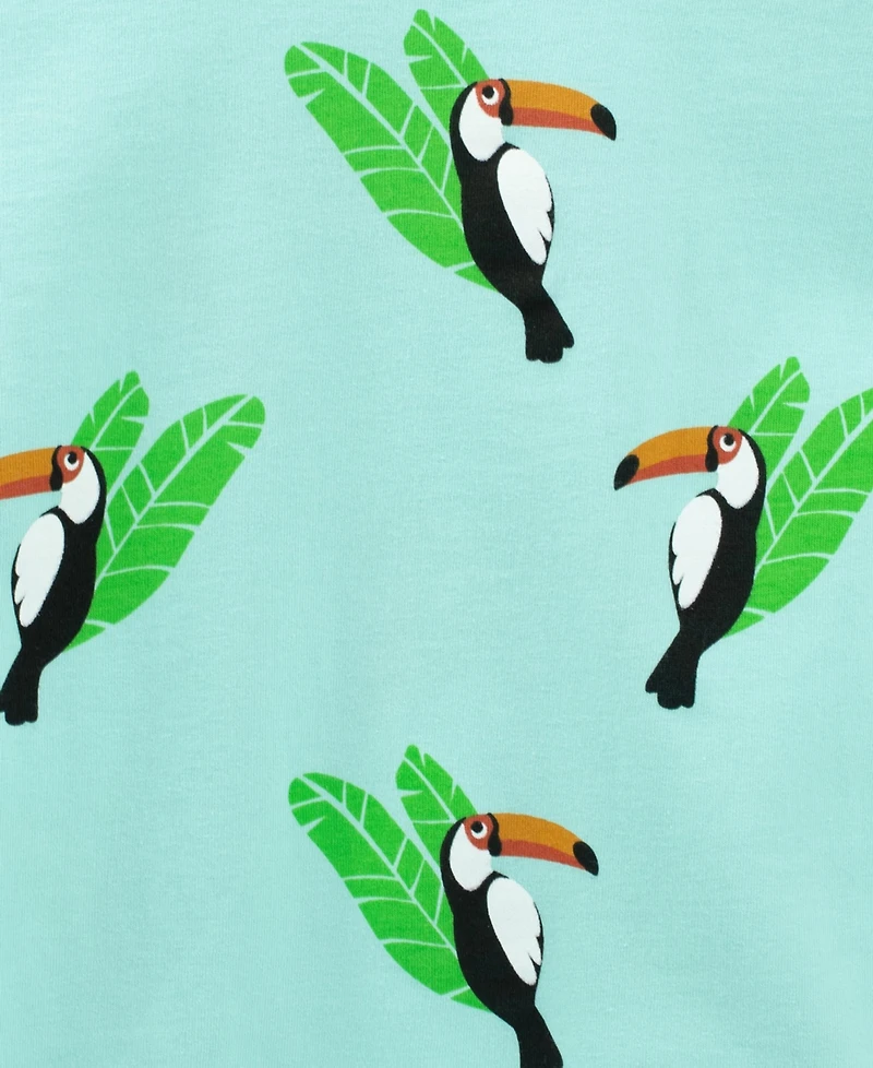 Leveret Dog Cotton Pajama Toucan Bird