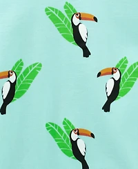 Leveret Dog Cotton Pajama Toucan Bird