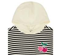 Kids Headquarters Girls 4T-6X Long-Sleeve Hoodie and Pants, 2-Piece Set