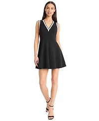 Donna Morgan Women's V-Neck Mini Dress