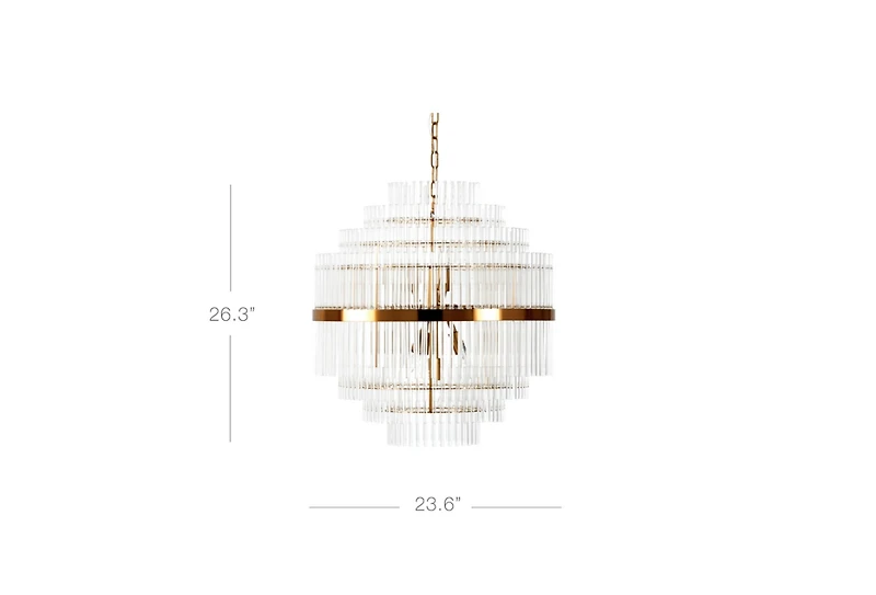 Z Gallerie Renata Grand Chandelier