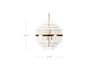 Z Gallerie Renata Grand Chandelier