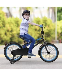 Sugift 18 Inch Kids Bike with Adjustable Handlebar and Saddle