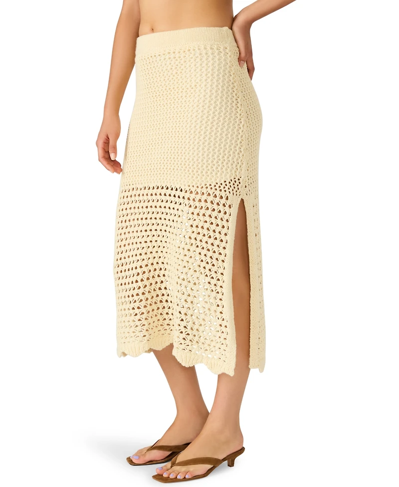 Steve Madden Women's Tiffani Regular Fit Crochet Skirt