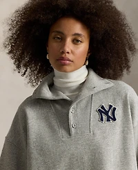 Polo Ralph Lauren Women's Vintage-Inspired Yankees Long Sleeve Pull-On Sweatshirt