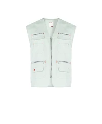 Pcfg Women's Men's Free Heaven Linen-Blend Pocket Vest