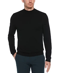 Perry Ellis Men's Long Sleeve Mock Neck Pullover Sweater