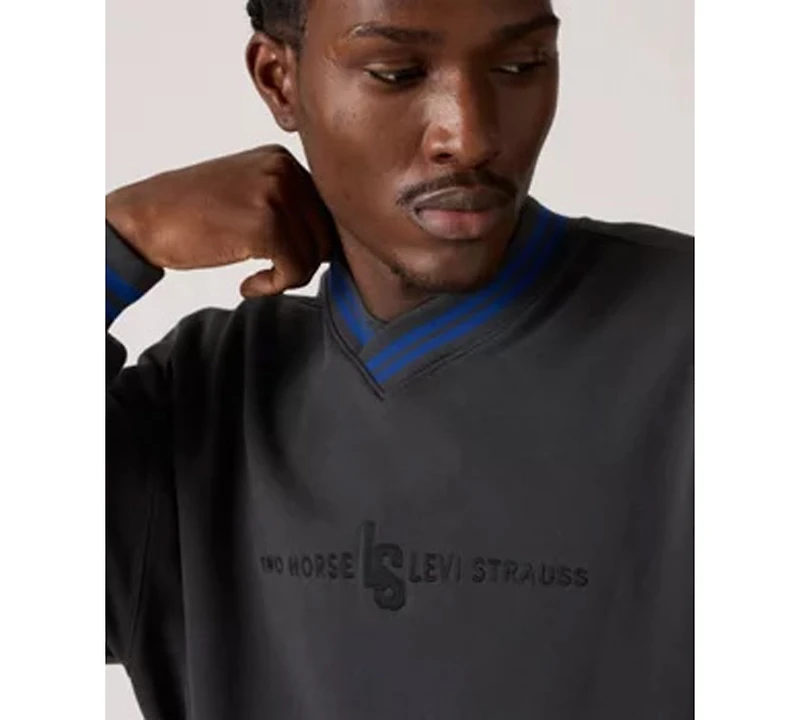 Levi's Men's V-Neck Long-Sleeve Sweatshirt