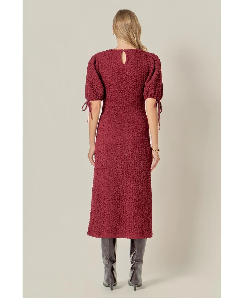 English Factory Women's Smocked Midi Dress