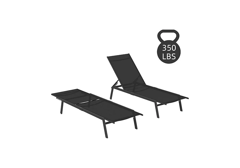 Aecojoy Patio Lounge Chairs, Outdoor Chaise