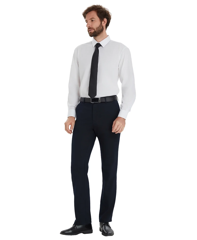 Alfani Men's Promo Solid Regular-Fit Spread Collar Dress Shirt, Macy's Exclusive