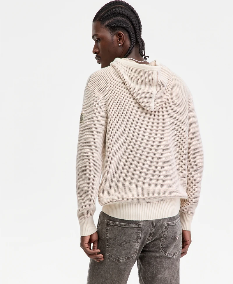 Guess Men's Waffle Hoodie Sweater