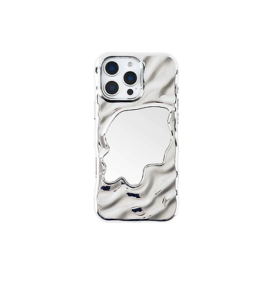 Auramma Silver Mirror iPhone 16 Pro Case