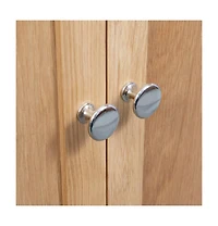 Corner Cabinet 31.4"x13.1"x30.7" Solid Oak Wood