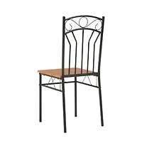 vidaXL Dining Chairs 4 pcs Brown Mdf