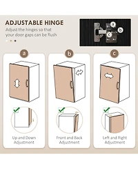 Homcom 71" Kitchen Pantry Cabinet with Drawer and Adjustable Shelf