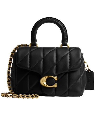 Coach Tabby Mini Quilted Top Handle Handbag